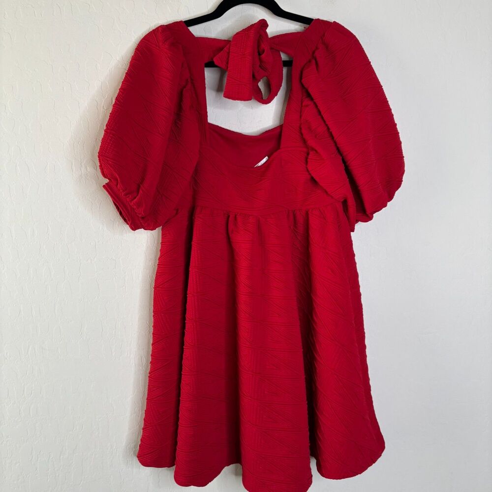 Free People Red Violet Mini Dress - Picture 2 of 5